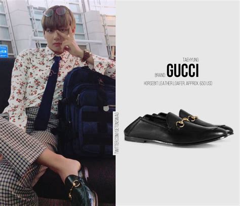 bts v gucci loafer|Gucci outfits BTS.